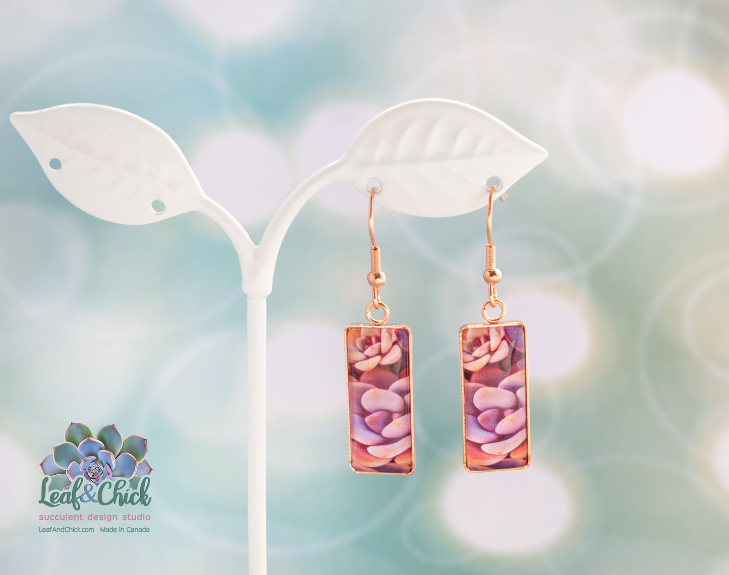 Rectangle Drop Earrings