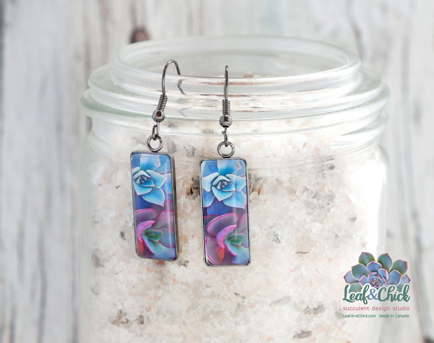 Rectangle Drop Earrings