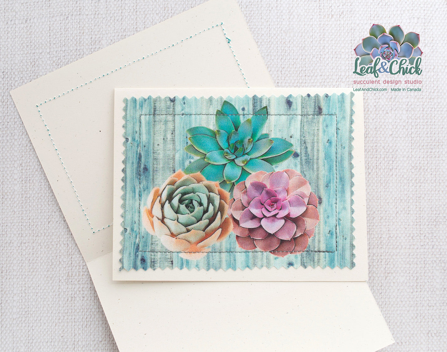 Succulent Art Greeting Cards