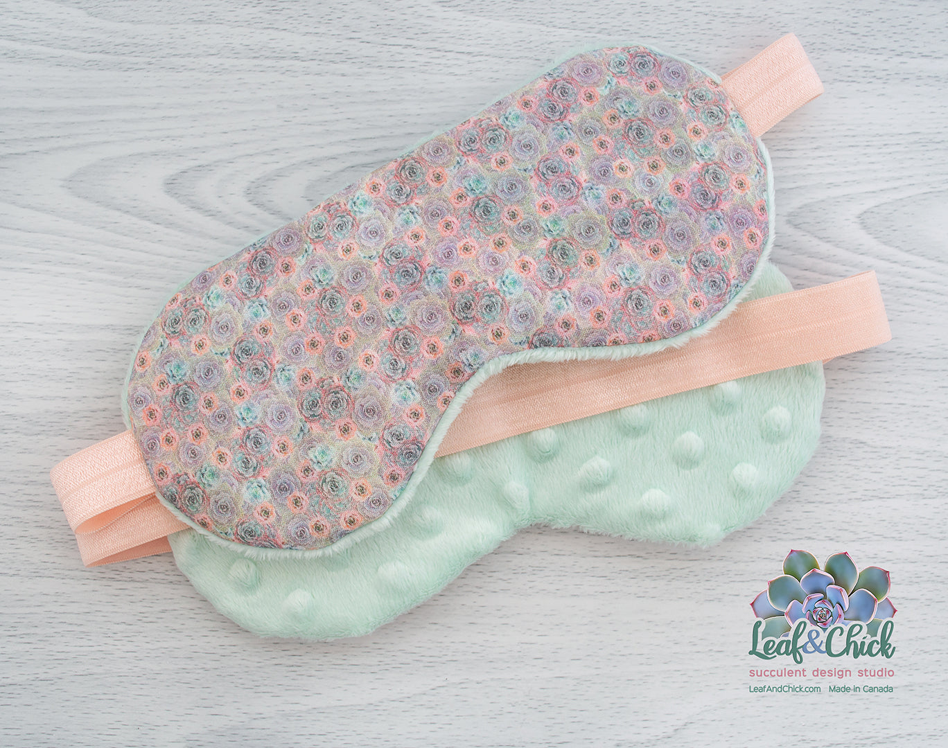 Pinks & Teals Sleep Mask