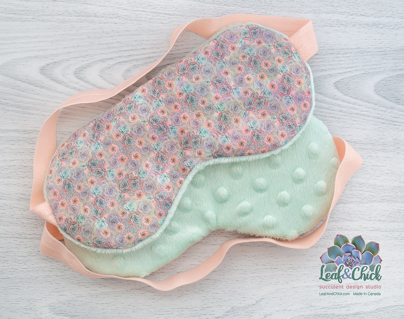 Pinks & Teals Sleep Mask