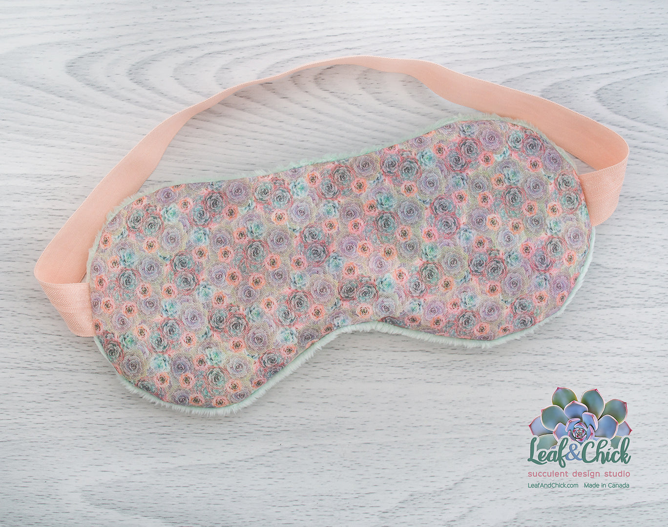 Pinks & Teals Sleep Mask