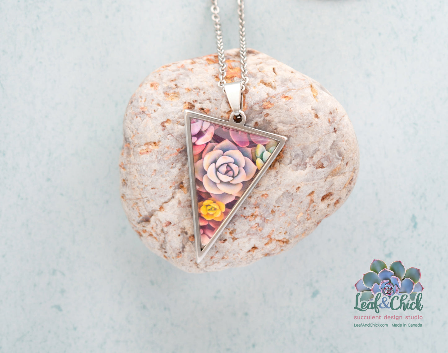 Colourful Triangle Necklace