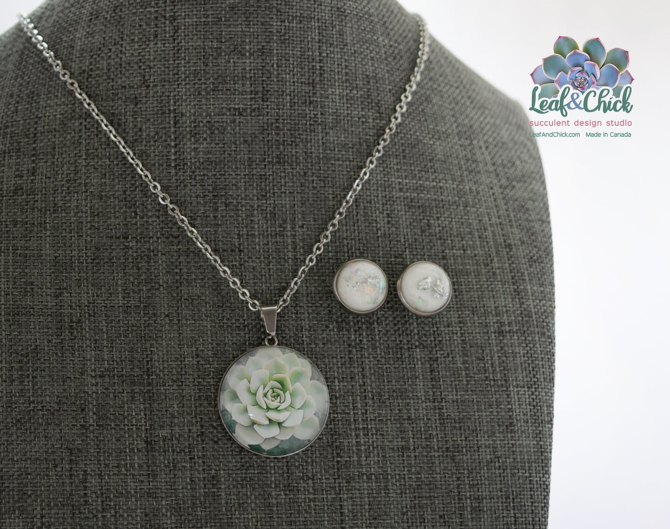 Echeveria Jewelry Gift Set