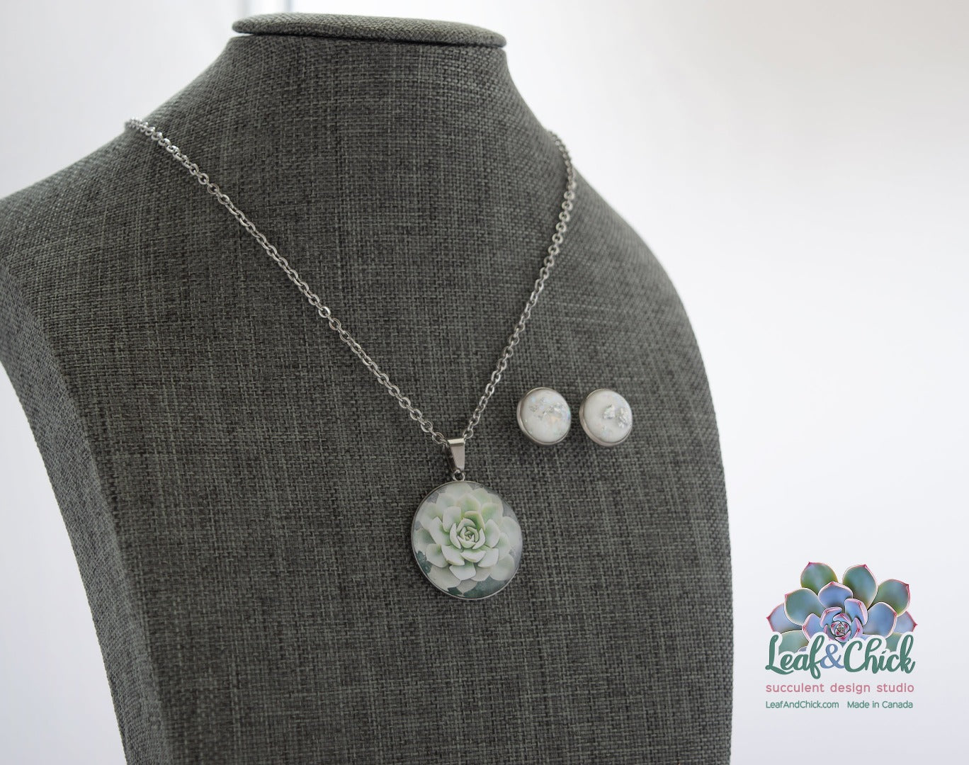 Echeveria Jewelry Gift Set