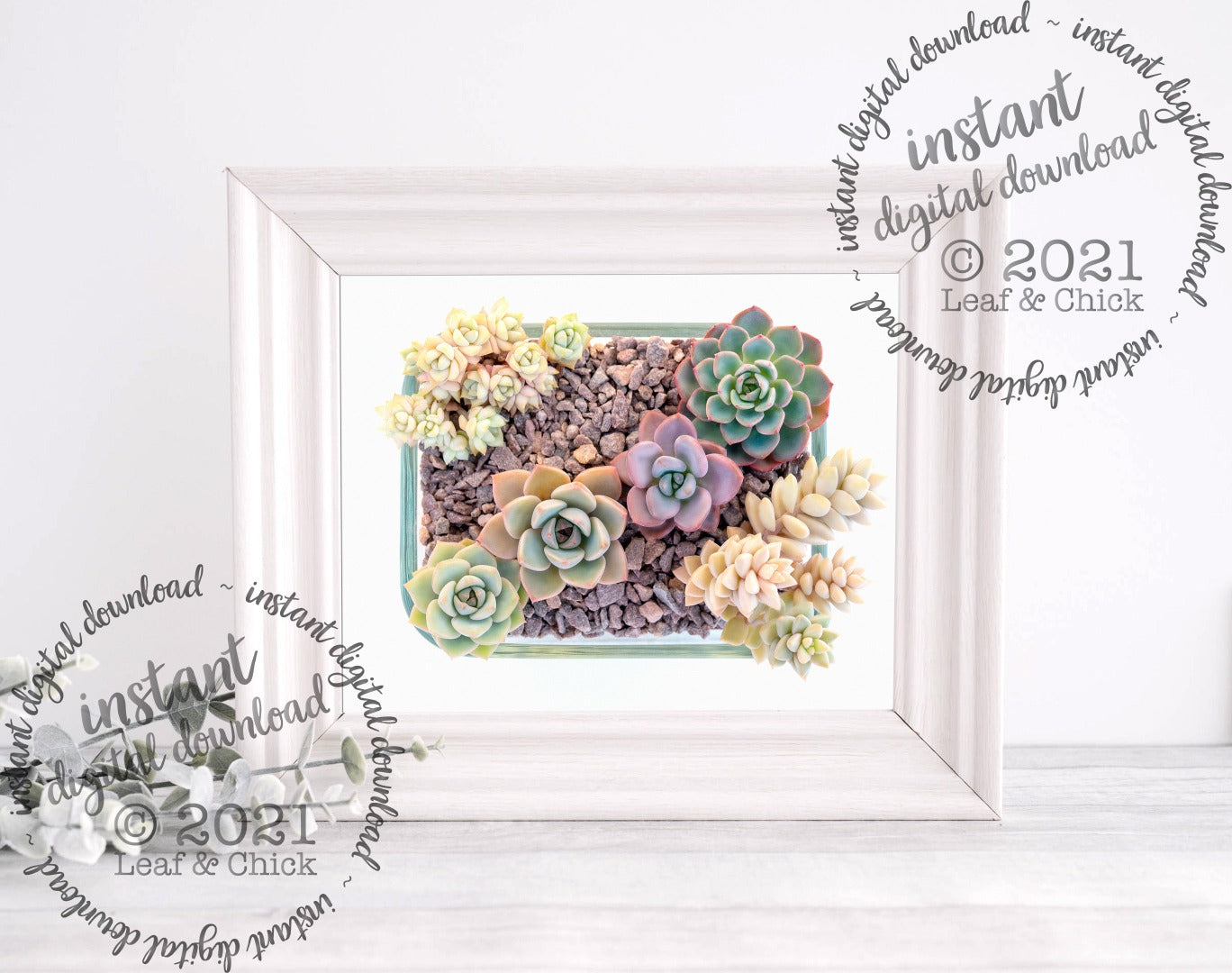 Rectangle Glass Bowl | INSTANT DOWNLOAD | 1005
