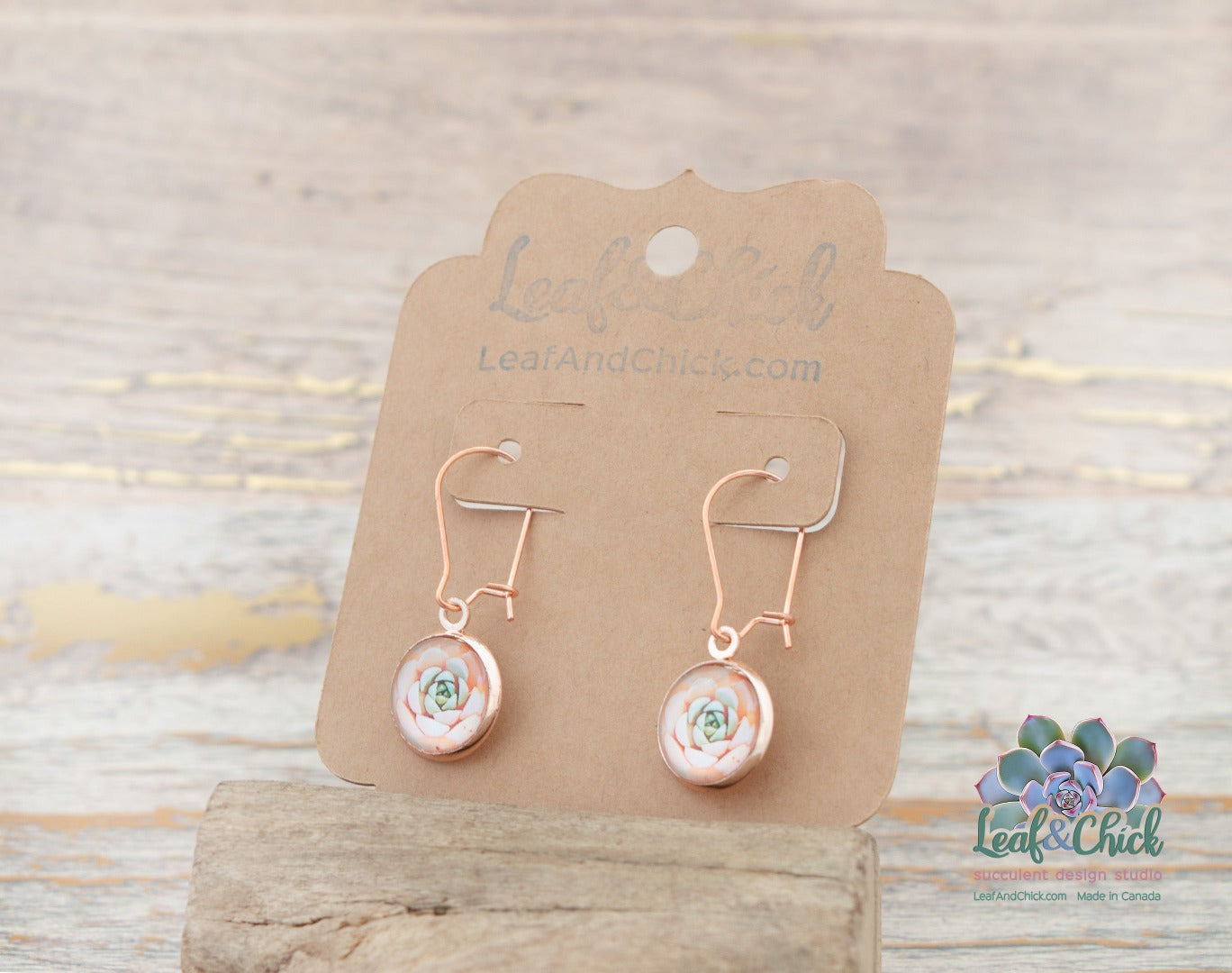 Rose Gold Hoop Earrings