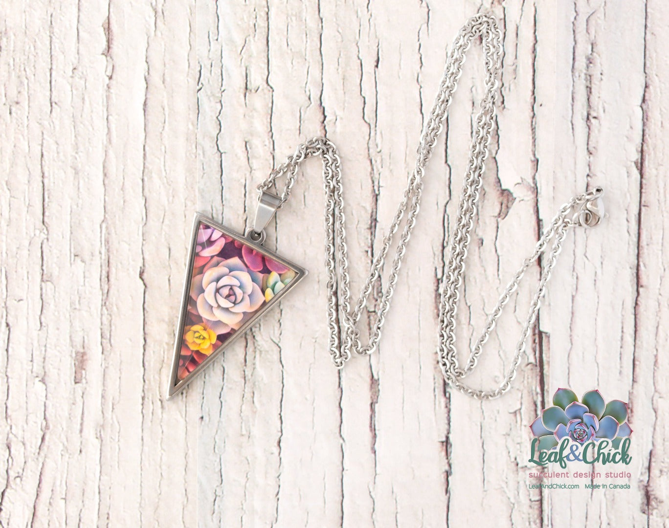 Colourful Triangle Necklace