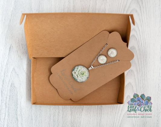 Echeveria Jewelry Gift Set