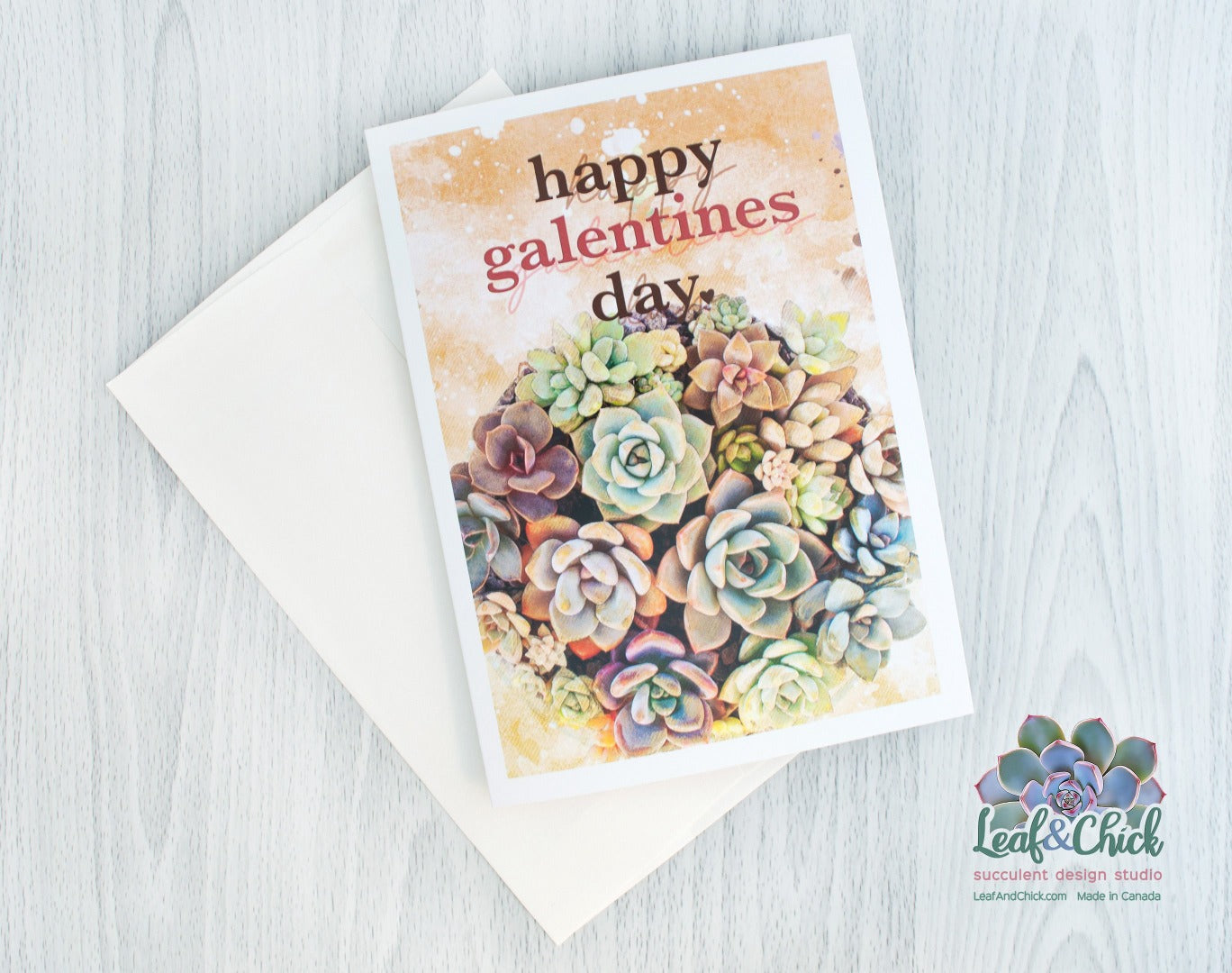 happy galentines day card